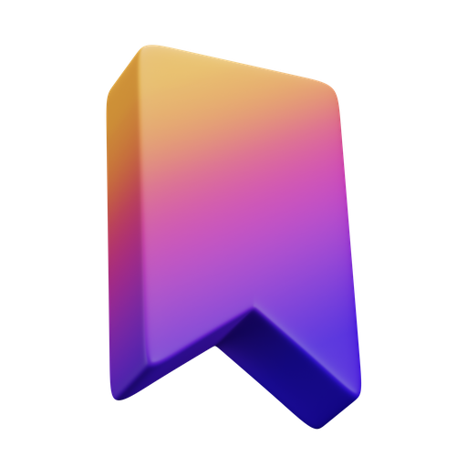 Bookmark, dynamic, gradient icon