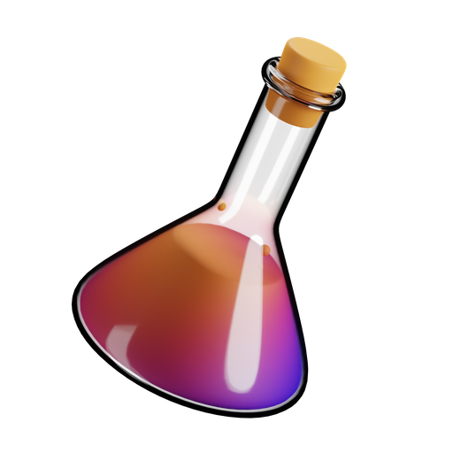 Lab, dynamic, gradient icon