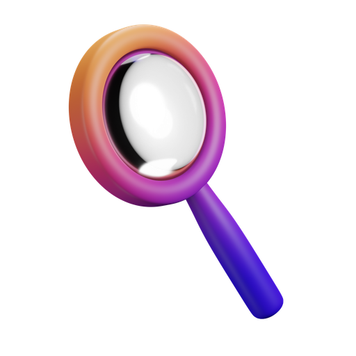 Zoom, dynamic, gradient icon
