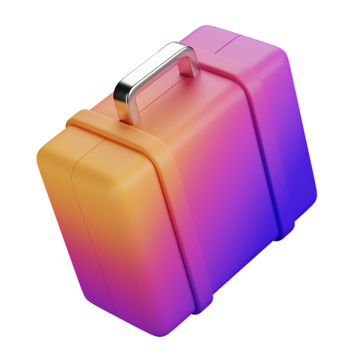 Travel, dynamic, gradient icon