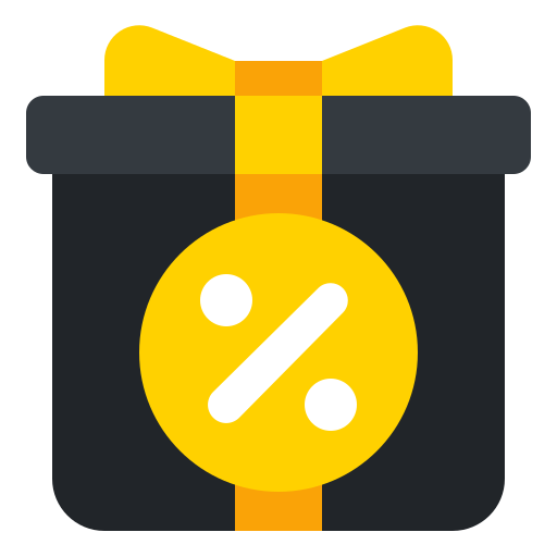 Gift, discount, sale, present, offer, box, commerce icon