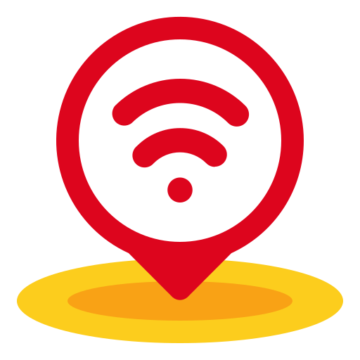 Wifi, internet, maps, location, placeholder, pin icon