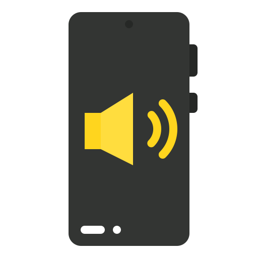 Volume, sound, audio, ui, mobile, phone, smartphone icon