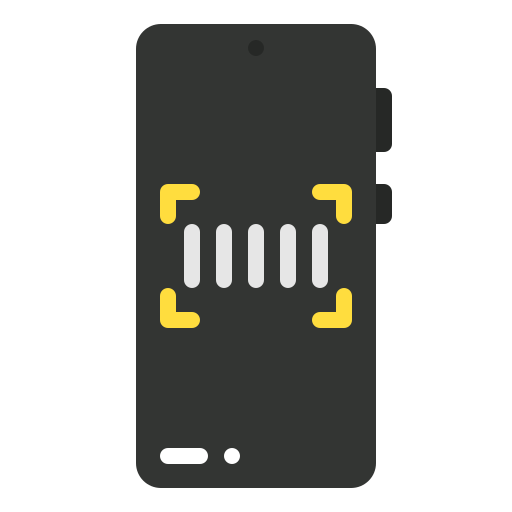 Barcode, scanner, commerce, shopping, mobile, phone, smartphone icon
