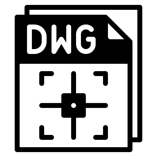 Dwg, autocad, file, format, extension, document, archive icon