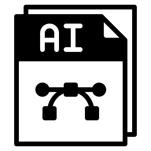 Ai, file, format, extension, document, archive icon