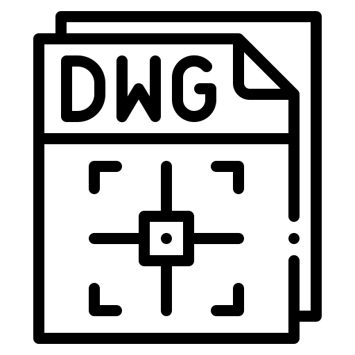 Dwg, autocad, file, format, extension, document, archive icon