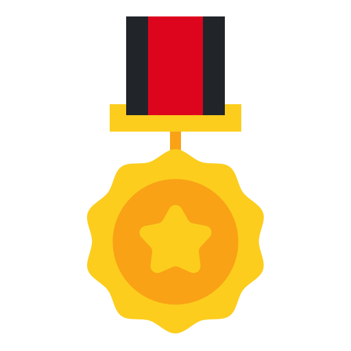 Medal, champion, award, winner, olympic, games, sign icon