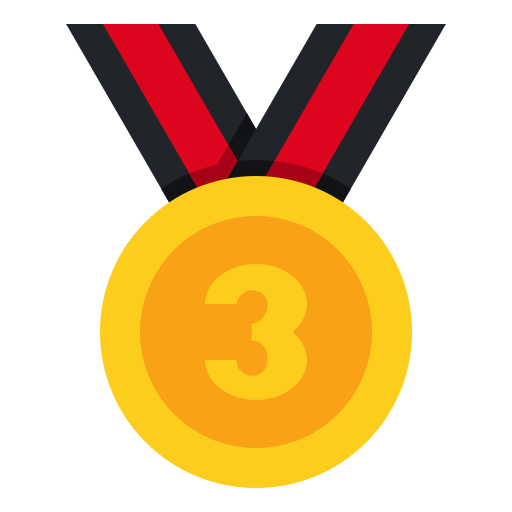 Medal, champion, award, winner, olympic, games, sign icon