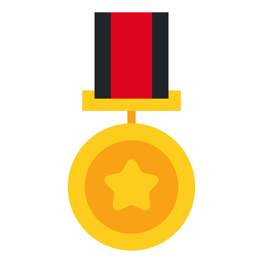 Medal, champion, award, winner, olympic, games, sign icon
