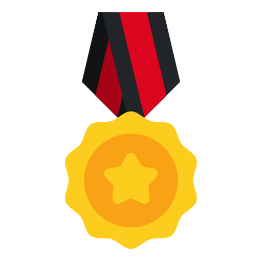 Medal, champion, award, winner, olympic, games, sign icon
