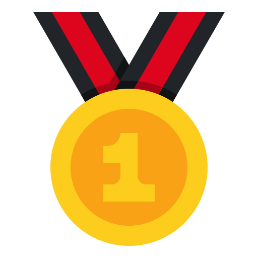 Medal, champion, award, winner, olympic, games, sign icon