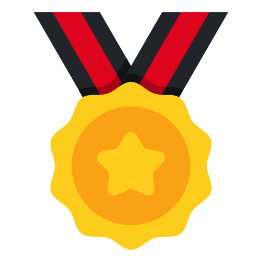 Medal, champion, award, winner, olympic, games, sign icon