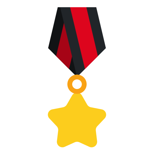 Medal, champion, award, winner, olympic, games, sign icon