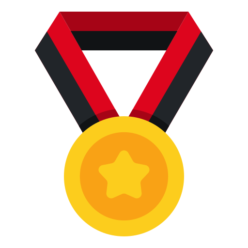 Medal, champion, award, winner, olympic, games, sign icon