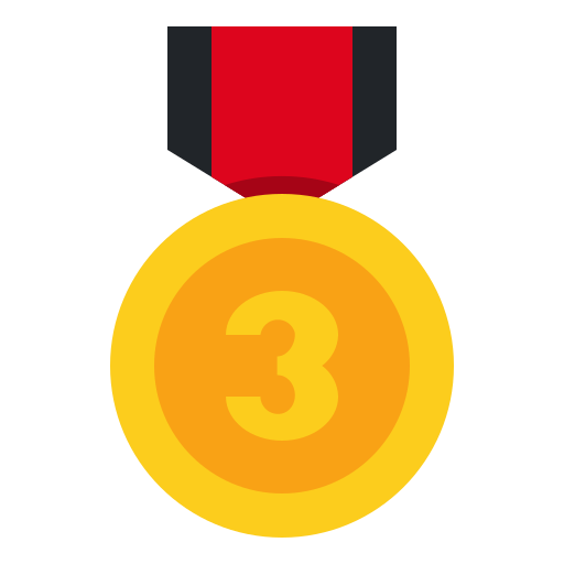 Medal, champion, award, winner, olympic, games, sign icon
