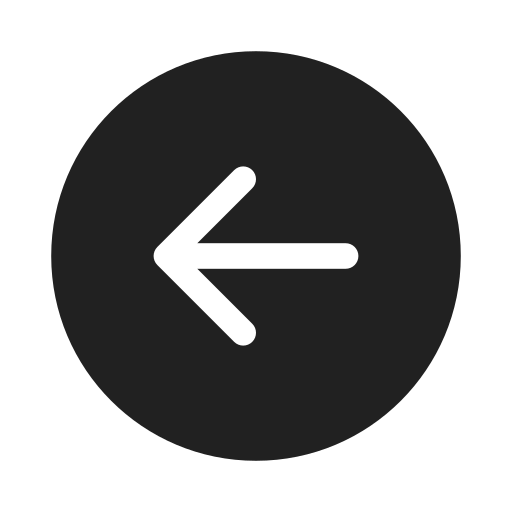 Ic, fluent, arrow, circle, left, filled icon
