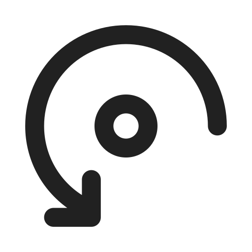 Ic, fluent, arrow, rotate, counterclockwise, filled icon
