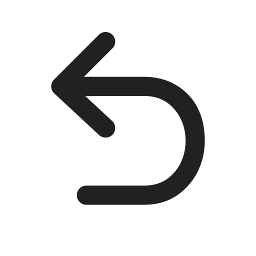 Ic, fluent, arrow, hook, up, left, filled icon