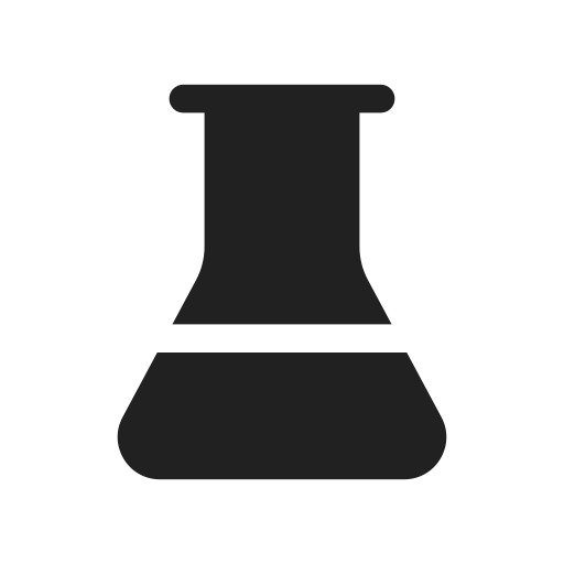 Ic, fluent, beaker, filled icon
