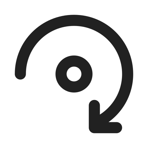 Ic, fluent, arrow, rotate, clockwise, filled icon