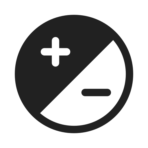 Ic, fluent, add, subtract, circle icon