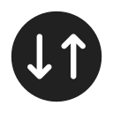 Ic,Fluent,Arrow,Circle,Down,Up,Filled