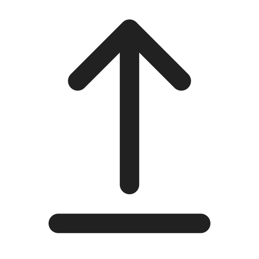 Ic, fluent, arrow, export, up, filled icon