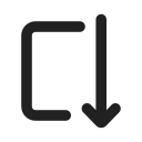 Ic,Fluent,Arrow,Autofit,Down