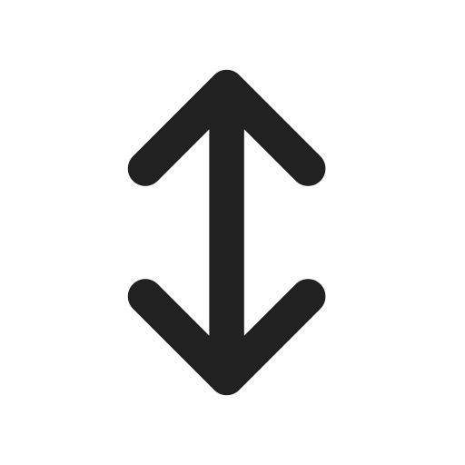 Ic, fluent, arrow, bidirectional, up, down, filled icon