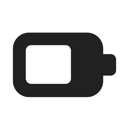 Ic, fluent, battery, filled icon