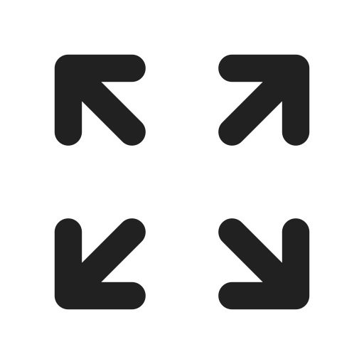 Ic, fluent, arrow, expand, filled icon