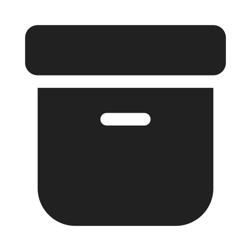 Ic, fluent, archive, filled icon