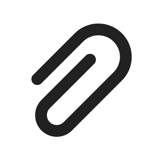 Ic, fluent, attach, filled icon