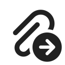 Ic,Fluent,Attach,Arrow,Right,Filled