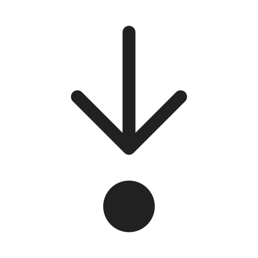 Ic, fluent, arrow, step, in, default, filled icon