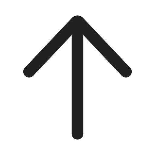 Ic, fluent, arrow, up, filled icon