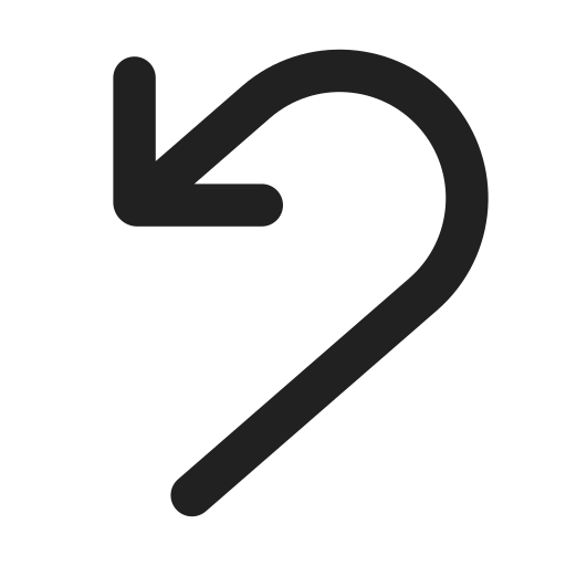 Ic, fluent, arrow, undo icon