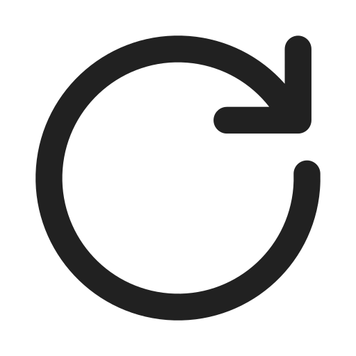 Ic, fluent, arrow, clockwise icon