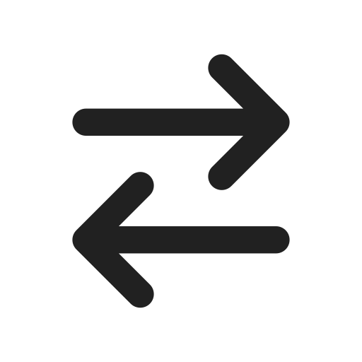 Ic, fluent, arrow, swap, filled icon