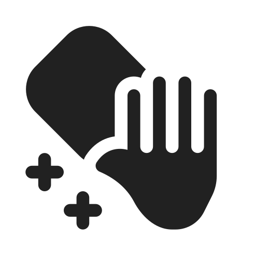 Ic, fluent, sanitize, filled icon
