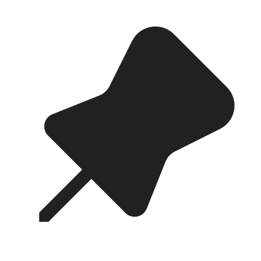 Ic, fluent, pin, filled icon