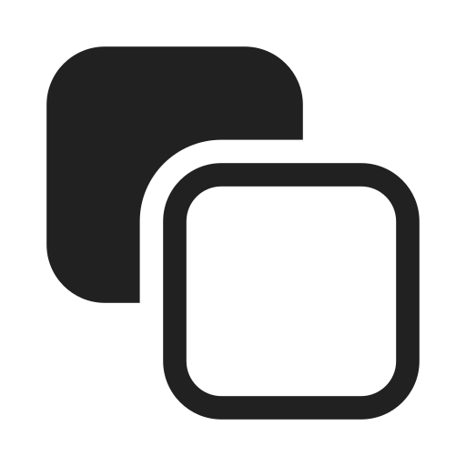 Ic, fluent, position, backward, filled icon