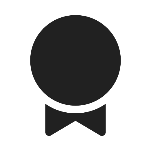 Ic, fluent, ribbon, filled icon