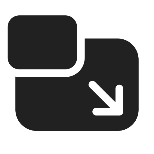 Ic, fluent, picture, in, exit, filled icon
