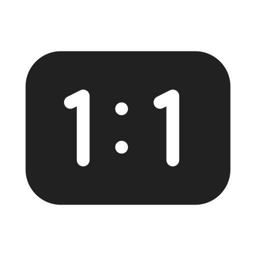 Ic, fluent, ratio, one, to, filled icon