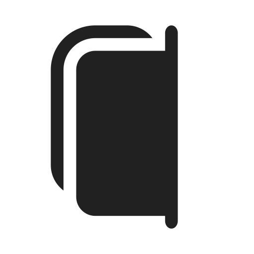 Ic, fluent, notebook, subsection, filled icon