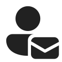 Ic,Fluent,Person,Mail,Filled