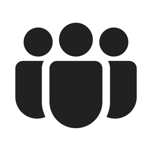 Ic, fluent, people, team, filled icon