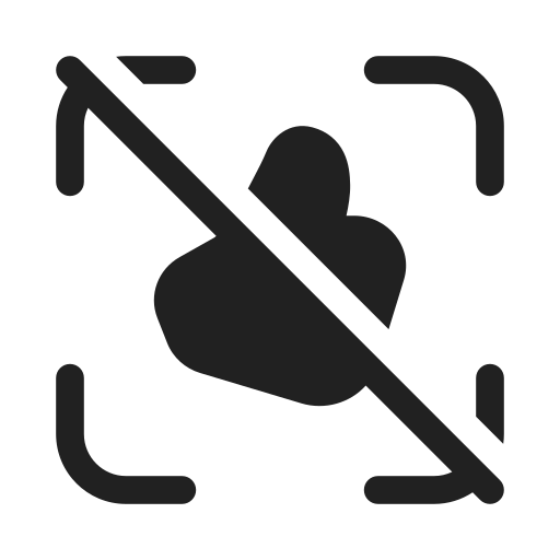 Ic, fluent, scan, thumb, up, off, filled icon